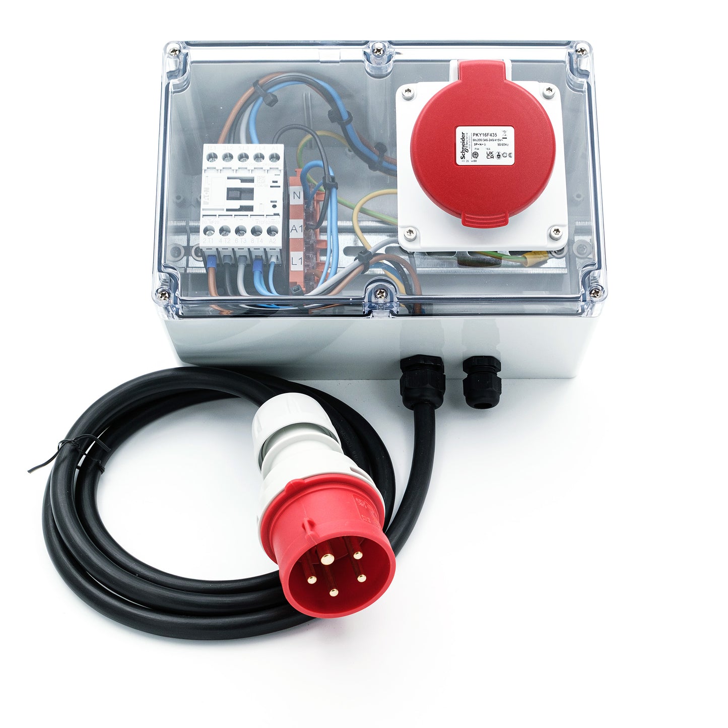 Switch box 5.5 kW 3-phase